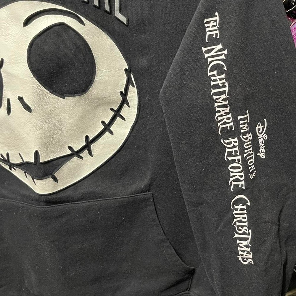 Disney nightmare before Christmas Jack skeleton graphic movie sweatshirt hoodie - Picture 3 of 5